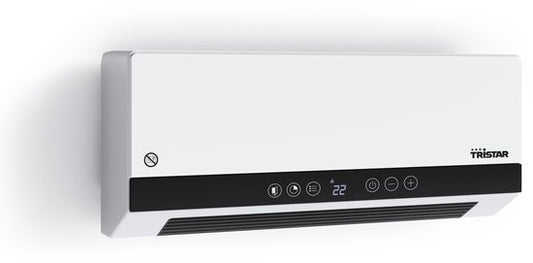 Tristar KA-5210 Elektrische Keramische Kachel – 2000W – Met Timer, Afstandsbediening & Ventilatiefunctie – Wandmontage – Energiezuinig