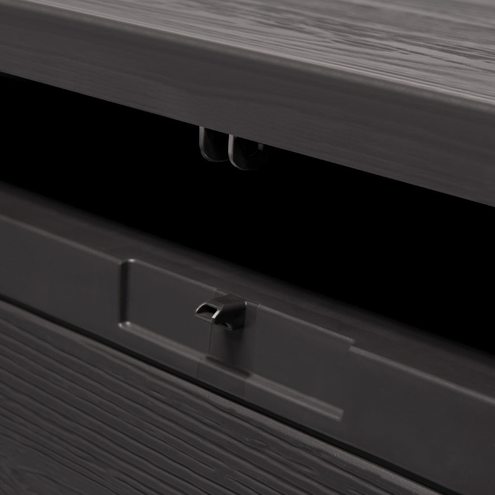 Deuba Opbergbox - Buiten - 120x46x57 cm - Antraciet