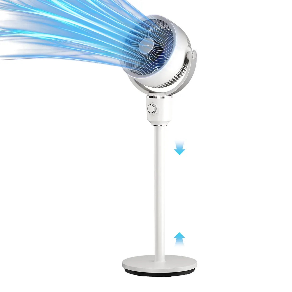 Airmate Luchtcirculatieventilator - Verstelbaar 45–108 cm - 3 Bladen