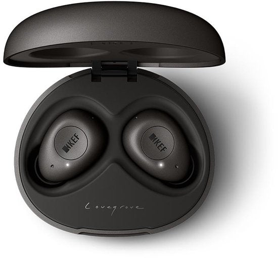 KEF - MU3 - Draadloze Noise Cancelling True Wireless Oordopjes - Charcoal Grey