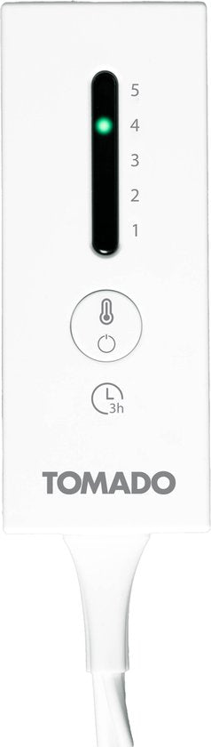 Tomado TEB1803G - Warmtedeken - Elektrische deken 1 persoons - Omslagdeken - Elektrische knuffeldeken - Superzachte fleece stof - 180 x 130 cm