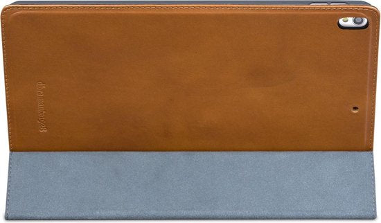 dbramante1928 iPad Air 10.5 2019 Bookcase Hoes – Echt Leer – Cognac – Luxe Beschermhoes