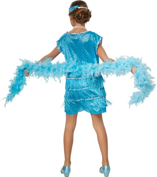 dressforfun - Broadway Girl 128 (7-8y) - verkleedkleding kostuum halloween verkleden feestkleding carnavalskleding carnaval feestkledij partykleding - 301565