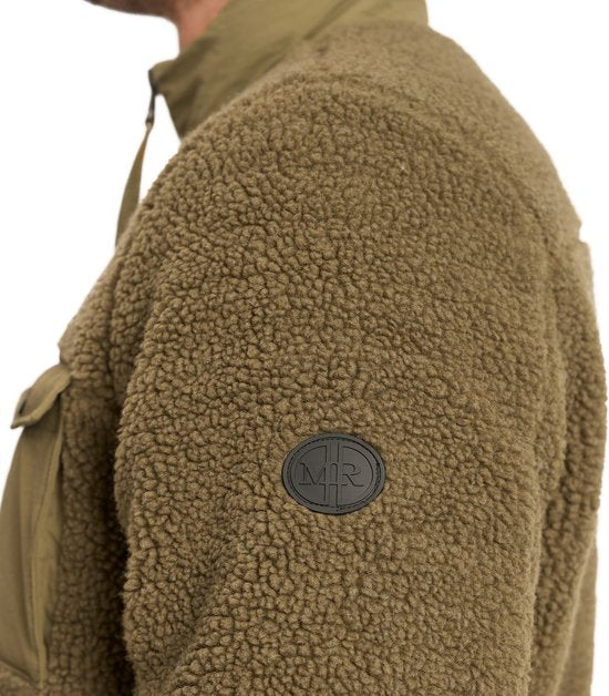 Mario Russo Teddy Jas Stockholm - Jas heren - Winterjas heren - Vest heren - Leger Groen - M