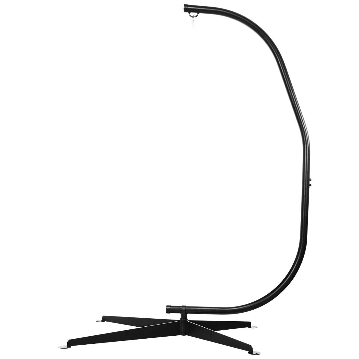 Coast C-vormige Hangstoel Standaard - 207cm - 150kg Gewichtscapaciteit - Zwart