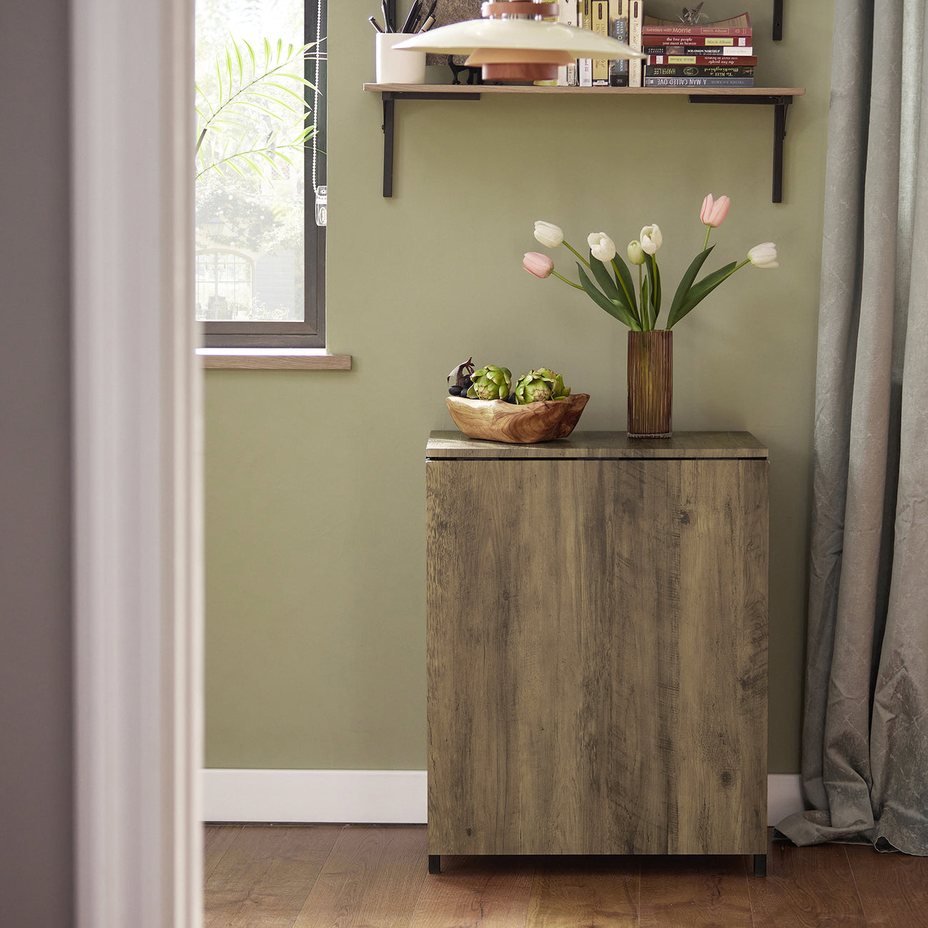 SoBuy FWT62-N Eettafel Uitklapbaar - Ruimtebesparend - 180 x 60 x 77 cm - Industrieel