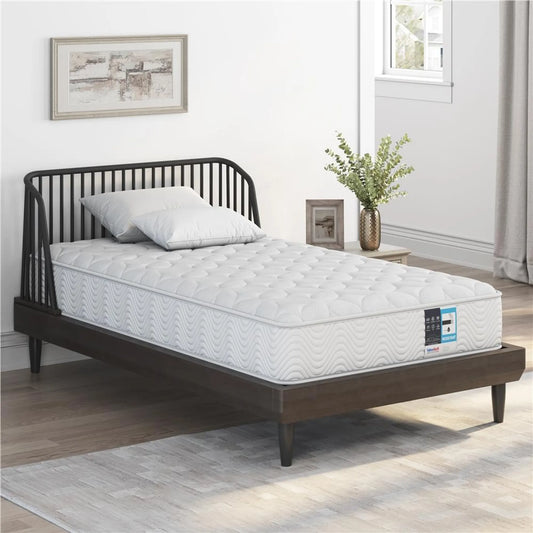 Yaheetech Pocketveringmatras 90x200 cm - 7 Comfortzones - Wit - Härtegrad H3