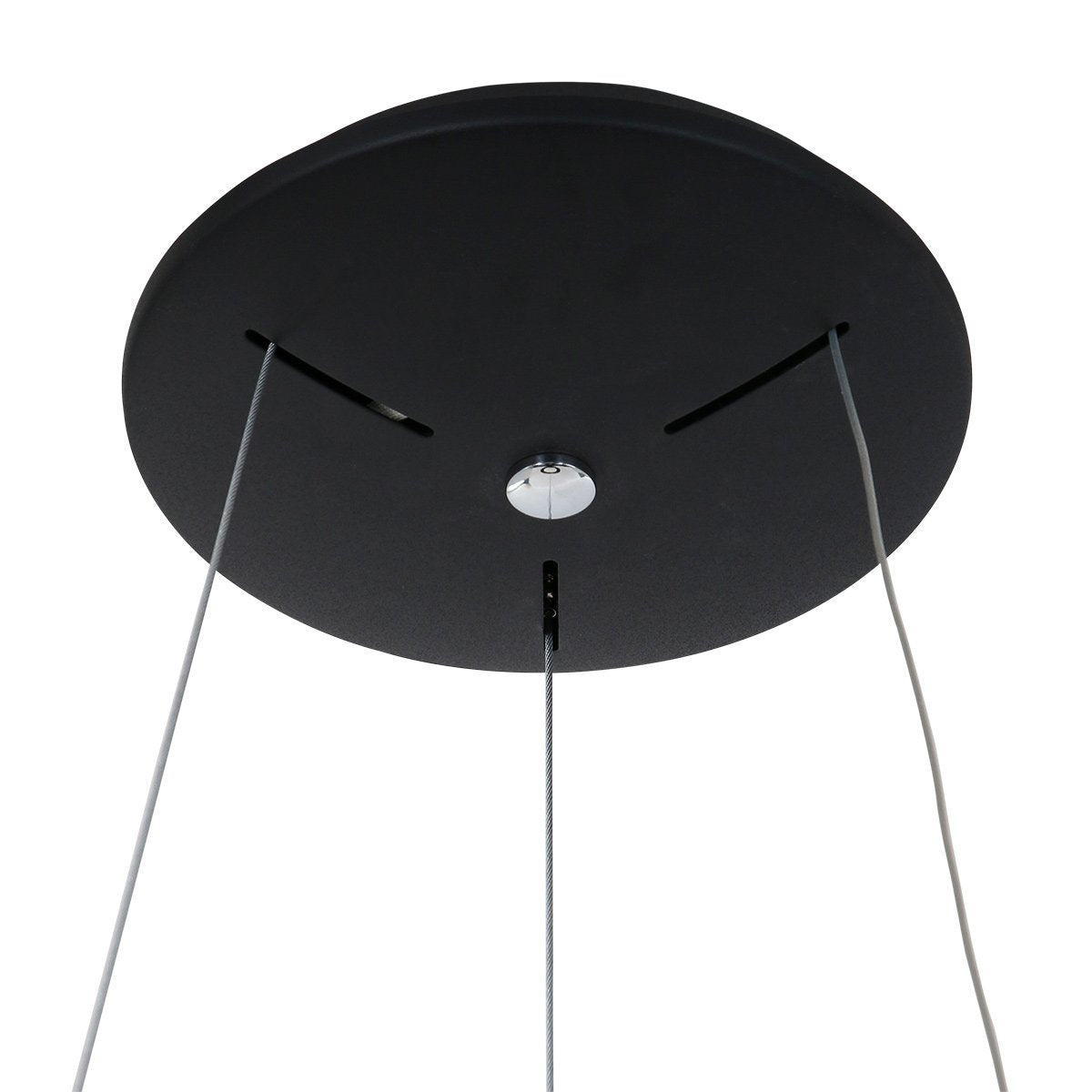 Steinhauer Ringlede Hanglamp - Rond - Verstelbaar - 48cm - Zwart