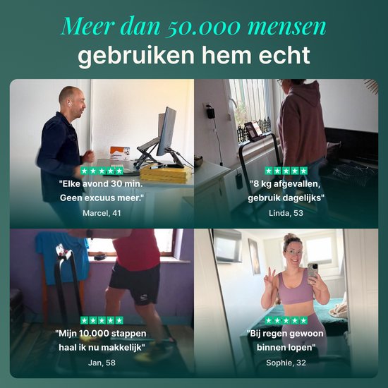 Dreaver Climb - 2 in 1 Loopband Inklapbaar 6KM/U - Inclusief App & Accessoires - Hardloopband - Treadmill - Wandelband - Walking pad - Voor Thuis