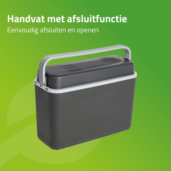 Bo-Camp - Autokoelbox - Arctic - Grijs - Polyethyleen - 12 Volt - 12 Liter