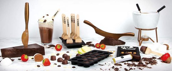 Boska Choco Bonbon DIY Set - Maak Je Eigen Bonbons - Siliconen Mal - Zwart