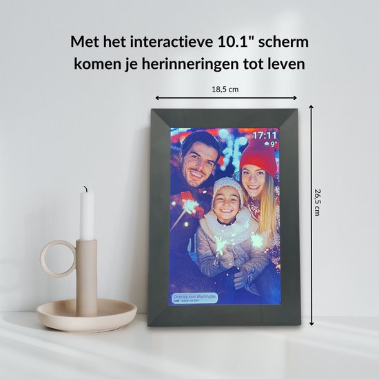 Umbrion Digitale Fotolijst - Frameo - HD - 10,1 inch - 32GB