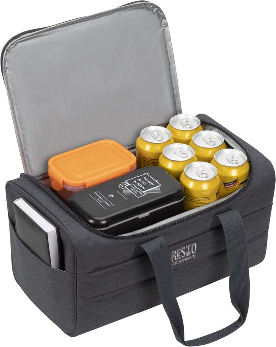Resto Felis Koeltas 19L – Donkergrijs – Waterafstotend & Lekvrij – Met Draagriem – Voor Picknick, Strand & Reizen