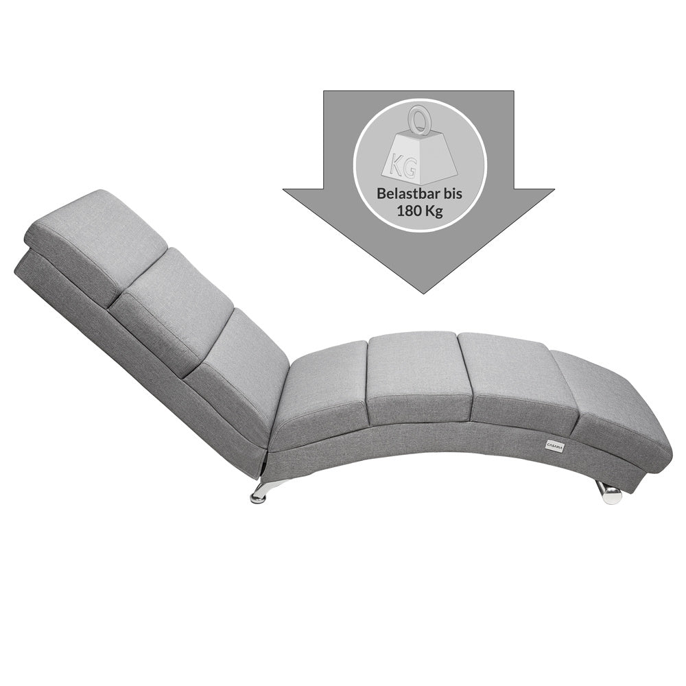 Casaria Relaxfauteuil - Massage en Verwarmingsfunctie - Grijs
