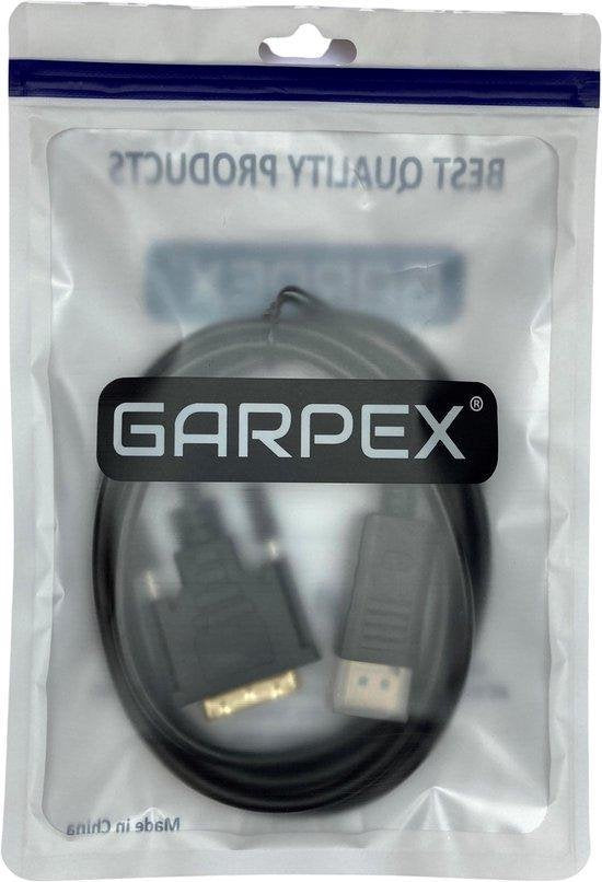 Garpex® DisplayPort naar DVI 24+1 Kabel - DP naar DVI Kabel - Full HD 1080p - 1,8 meter