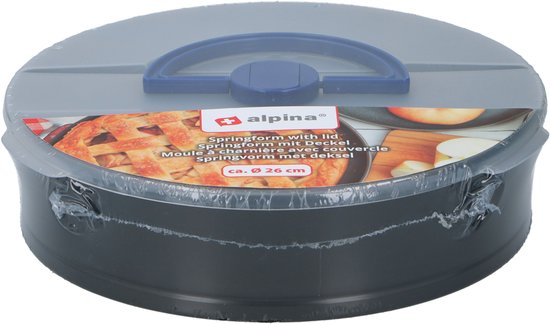 alpina Springvorm - Ø 26 CM - Anti-aanbaklaag - met Deksel
