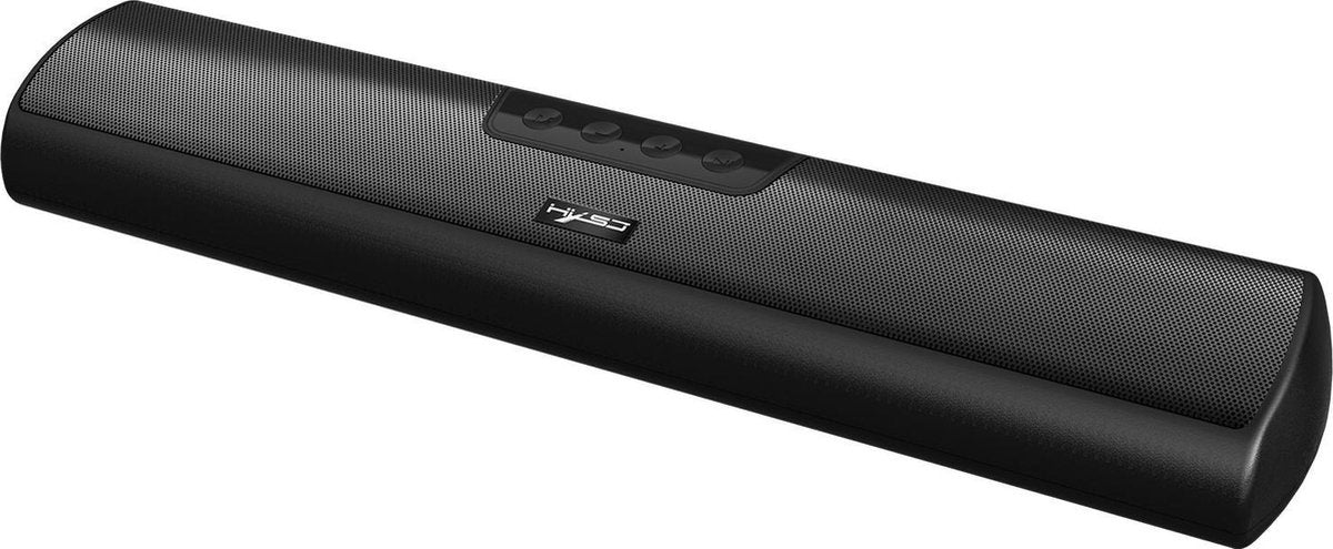 HXSJ Q3 Soundbar PC Speaker - AUX / Bluetooth draadloze - voor desktop computers / notebooks / smart-tvs / projector apparatuur - Zwart