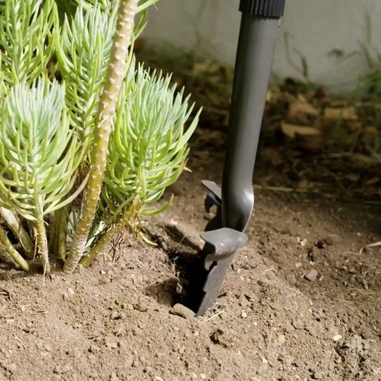 Hammersmith Rayzer Shovel Multifunctionele Tuinschep - Tuinschep voor harde, steenachtige grond - Speciale spade met geïntegreerde wortelzaag en soft-touch handgreep - Extra brede profielrand