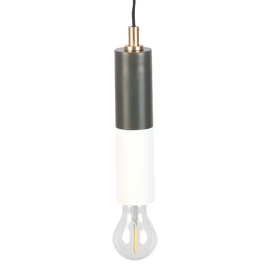 Feliz Hanglamp Yuna - Ijzer & Glas - 230V - 23W - 160x5cm - Wit