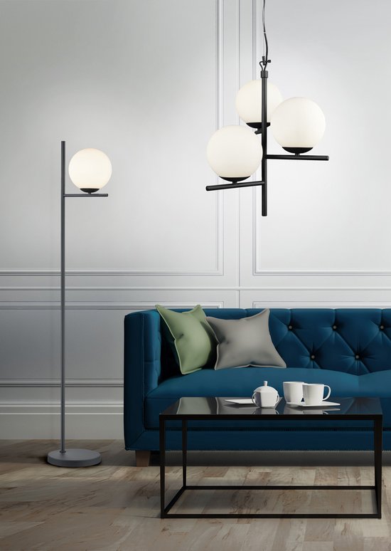 Hanglamp Trio Leuchten Pure - Zwart - 40 cm