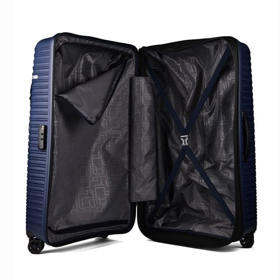 American Tourister Liftoff 4 wielen Trolley 78 cm met uitbreidingsplooi - Harde bagage - TSA slot - midnight blue
