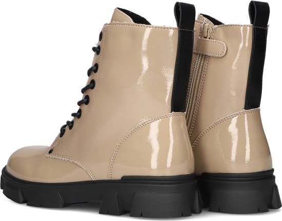 Bullboxer Aaf504f6s Veterboots - Laarzen Met Veters - Meisjes - Taupe - Maat 36