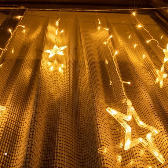 Giftmas Sterrengordijn - Kerstverlichting - 2.5m