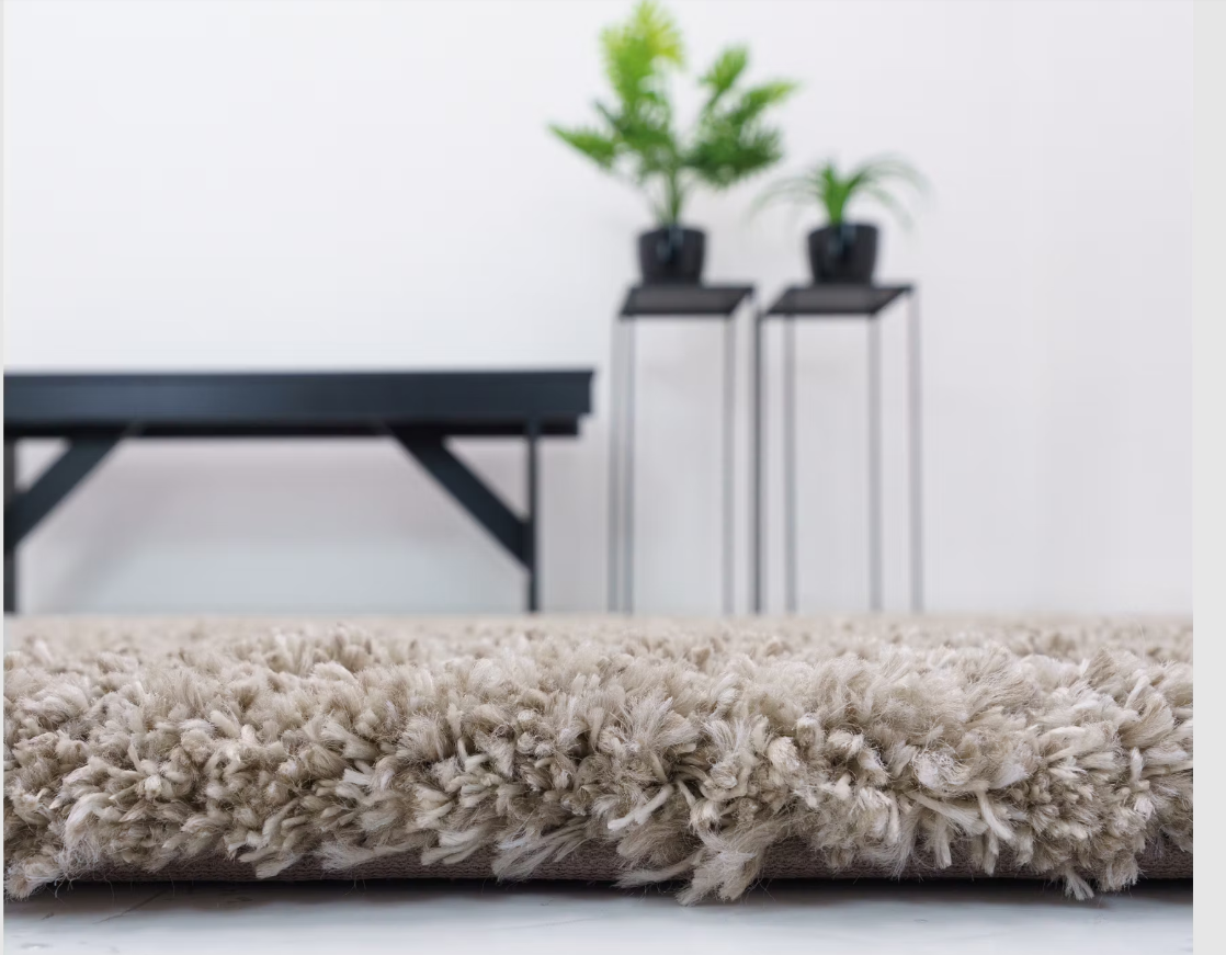 Flair Minerals Wolmix Vloerkleed Natural 180x180 – Handgemaakt en Duurzaam