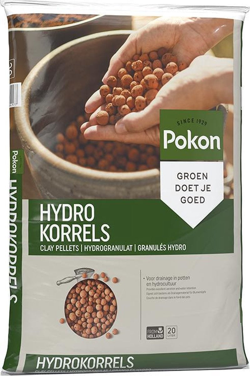 Pokon Hydrokorrels - 20l - Kleikorrels - Goed voor drainage
