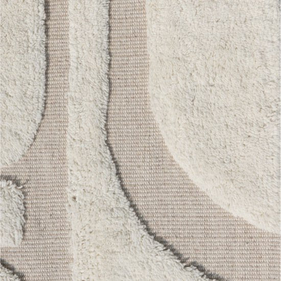 by fonQ Glyph Vloerkleed - Naturel - Rechthoekig - 160 x 230 cm