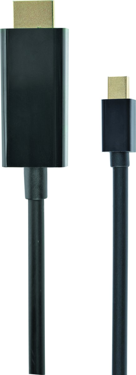 Gembird Mini DisplayPort naar HDMI Kabel - 1,8 Meter - 4K Ondersteuning - Zwart