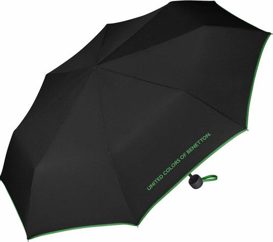 United Colors of Benetton Paraplu Super Mini - Opvouwbaar - Ø 95 cm - Zwart