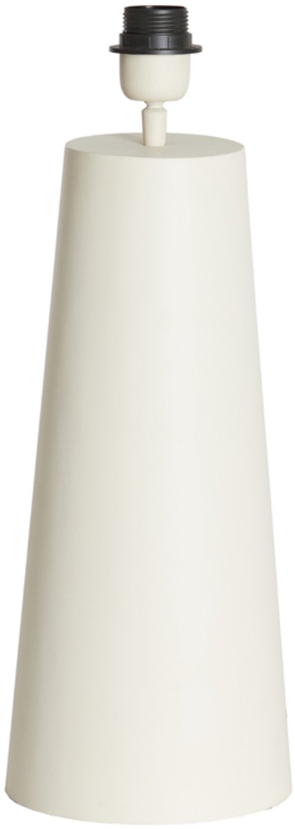 Yelos Lampvoet Ø18x43 cm - Mat Crème - Tijdloos en Stijlvol Design