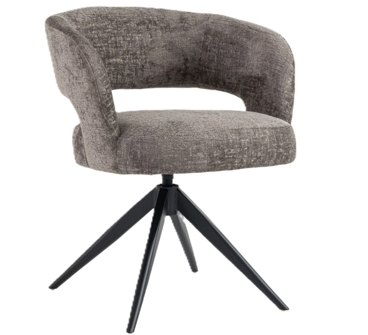 Criks Design Coco Eetkamerstoel Taupe - 77x62x61 cm - Set van 2