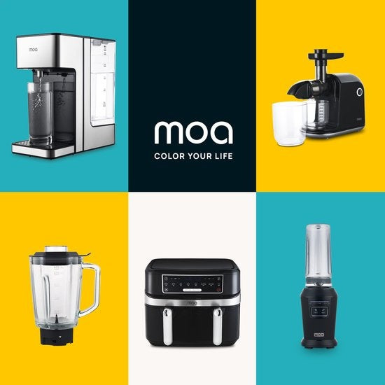 MOA Extra Glazen Kan voor Blender - Sterke blenderkan - Geschikt voor de Mini Blender MB10 - 900ml - MBJ10
