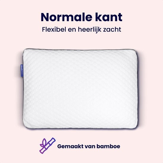 Soulsnooze Memory Foam Hoofdkussen Dawn - Aanpasbaar Design - wit - 50x70cm