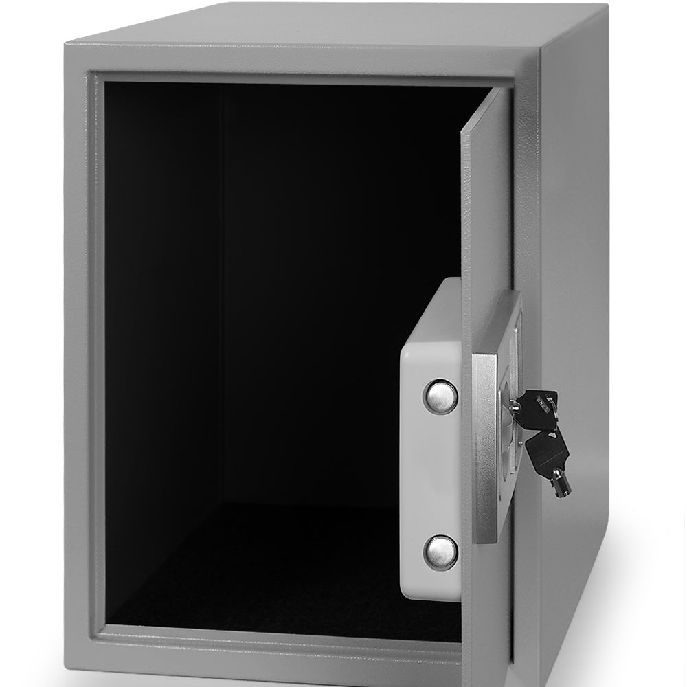 Monzana Elektronische Kluis – Cijferslot & 2 Noodsleutels – 56L – 40 x 35 x 40 cm – Grijs
