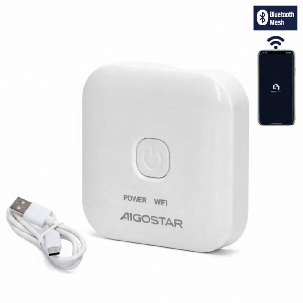 Aigostar slimme gateway, Bluetooth mesh-versie, wit