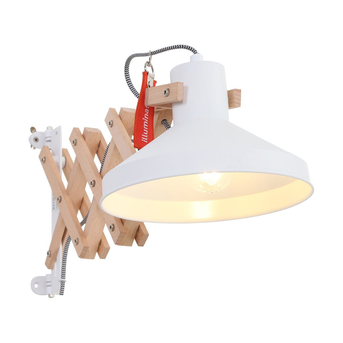 Wandlamp Anne Lighting Woody - Wit