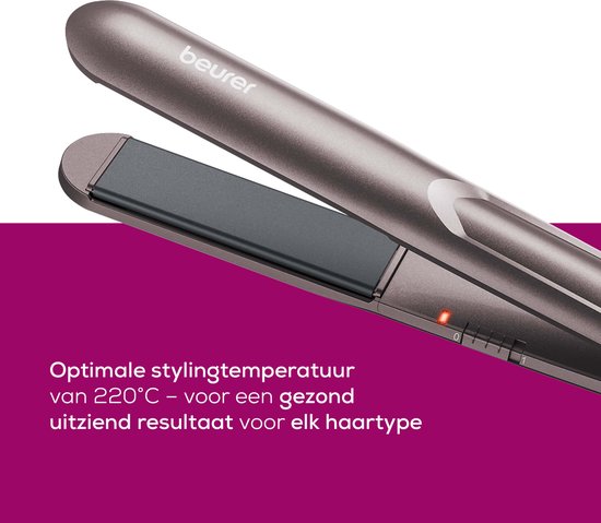 Beurer HS 15 Stijltang - Haarstyler - Snelle opwarming - Keramische coating - 360° Draaibaar scharnier - Plaatvergrendeling - 3 Jaar garantie
