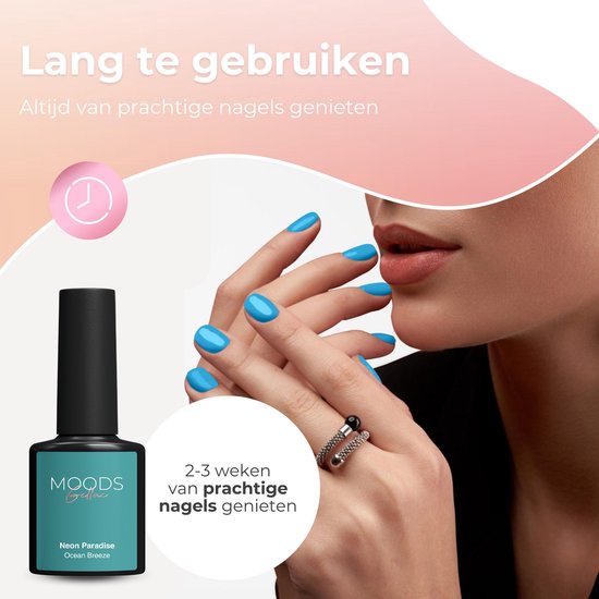 Moods Gellac 6-delige Set - Gellak Starterspakket - Gel Nagellak - 8ML - Neon Paradise - Gellac - Nagels - Chique Kleuren