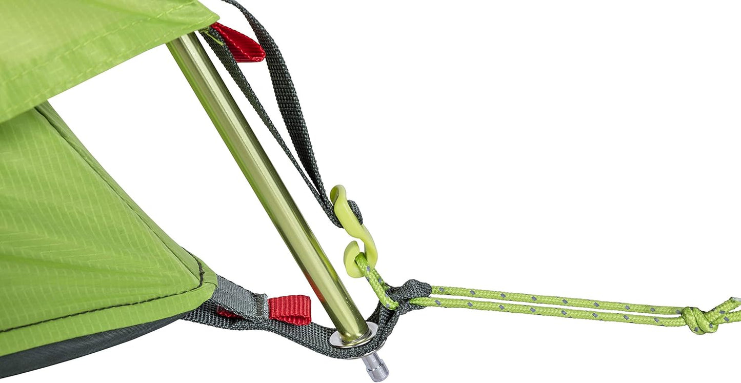 Marmot Crane Creek 2-Persoons Koepeltent - Macaw Green/Crocodile - 224 x 127 x 109 cm - Ultralicht 1,81 kg