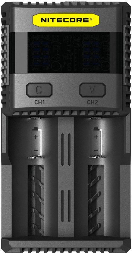 Nitecore SC2 SUPERB batterij lader voor Li-ion/Nimh batterijen