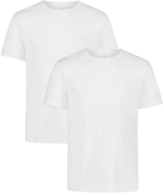 Under Armour Performance Cotton Crew Neck T-Shirt - 4-pack - maat L - White