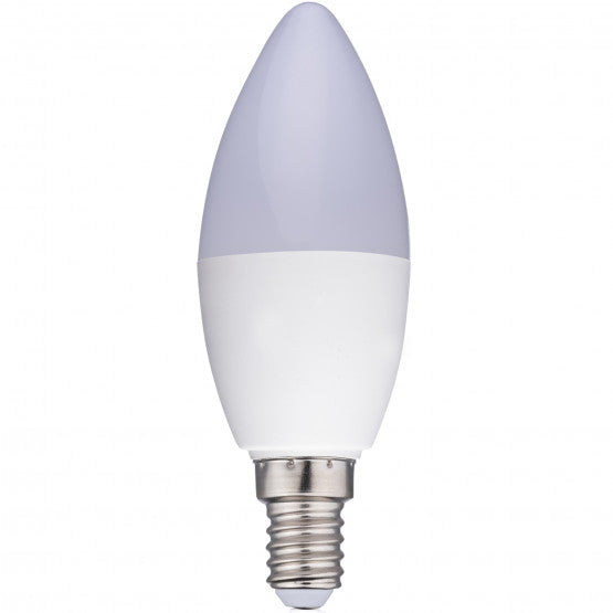 alpina Smart Home RGB Lamp - E14 - 5W - WW + RGB - Slimme verlichting - LED - App Besturing - Voice Control - Amazon Alexa - Google Home