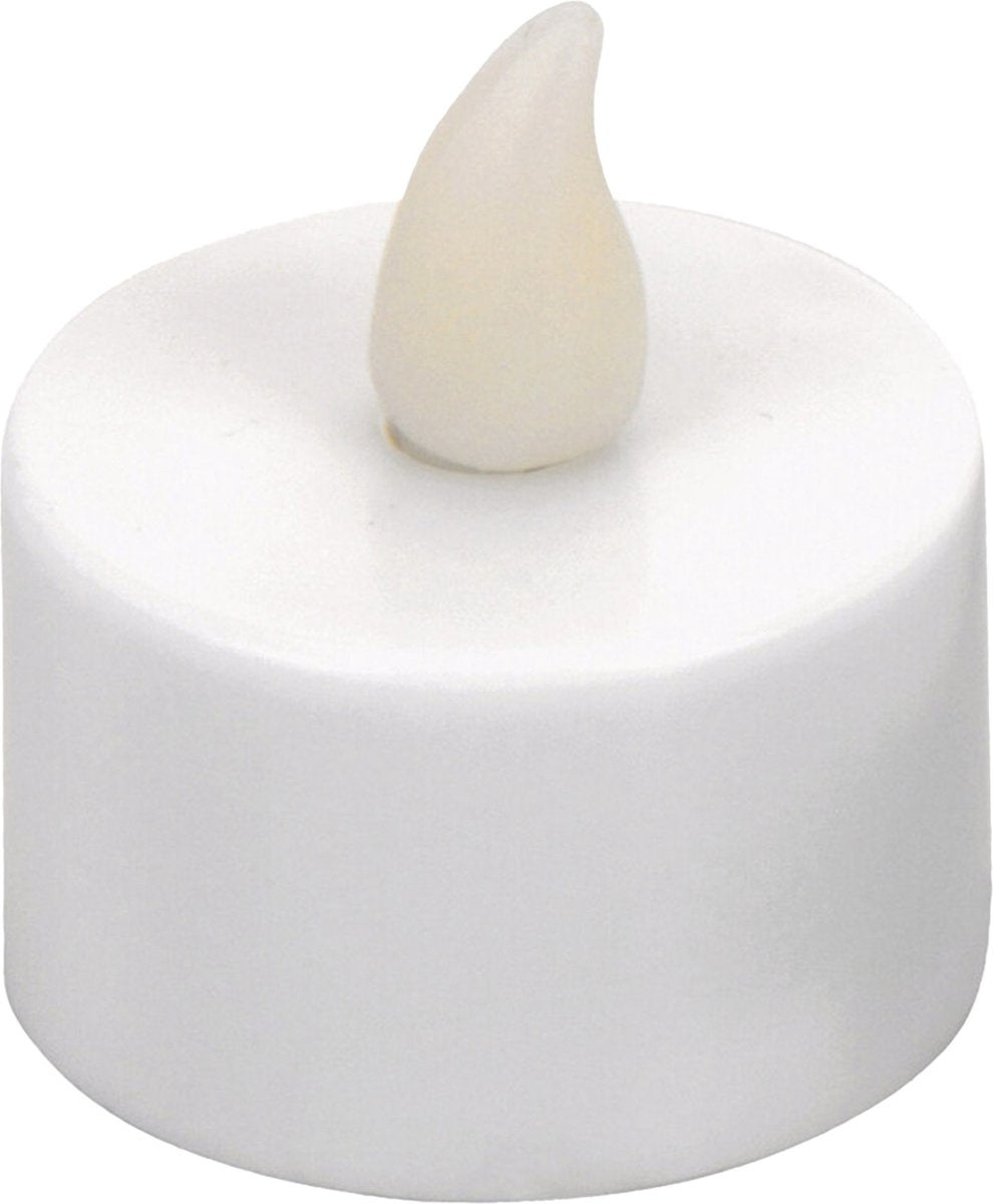 Ambiance light waxinelichtjes/theelichten - 24 stuks - LED - batterijen - kunststof - D3,8 cm