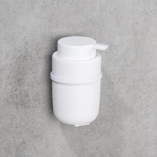 Wenko Zelfklevende wand zeepdispenser - Zwart - 250 ml