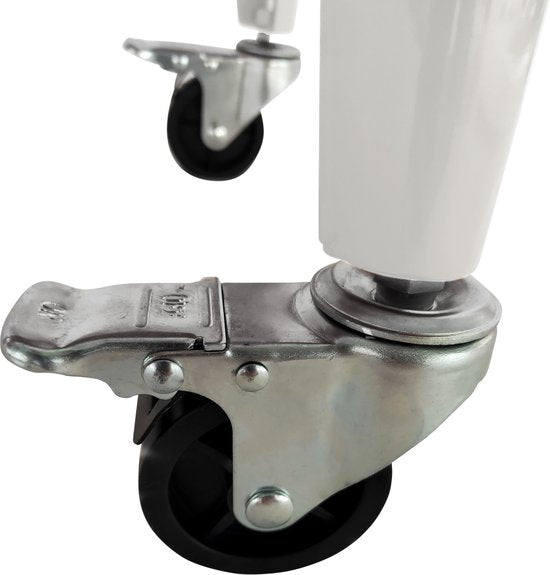 AXI Retro Cooler Wit - Koeler met wielen - 76L inhoud - Koelbox met aftapkraan
