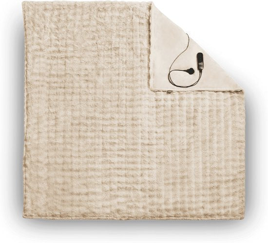 Duux Yentl Bubble Elektrisch Warmtedeken 200x200 cm - 9 standen - Beige