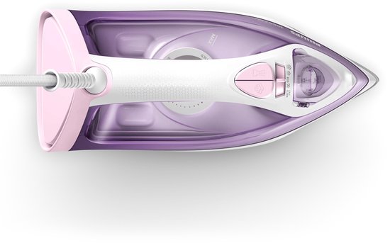 Philips 3000 series DST3010/30 - Strijkijzer - Stoomstrijkijzer - Keramische zoolplaat - 2000W - Paars/Wit